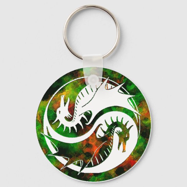 Chaveiro Dragon Yin Yang (Frente)