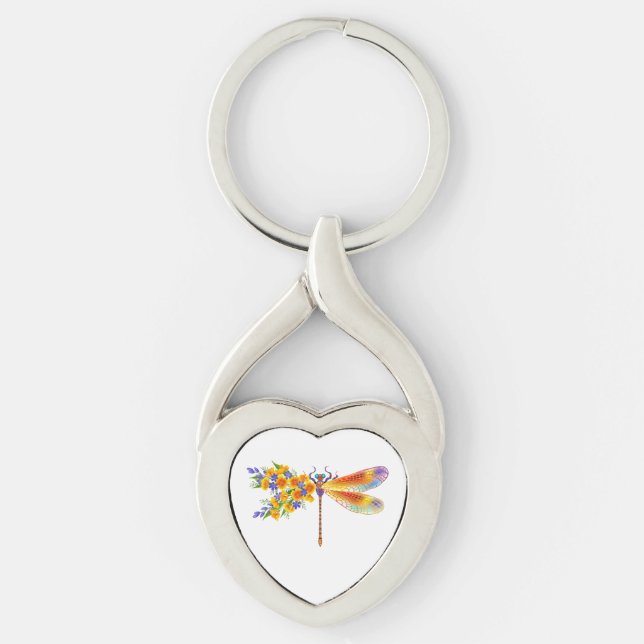 Chaveiro Dragonfly Amarelo (Frente)