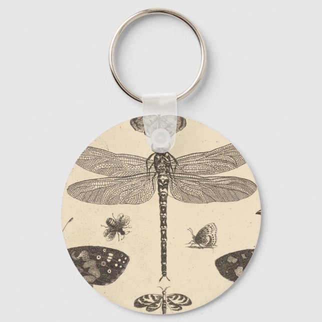 Chaveiro Dragonfly (detalhe) Vintage Art (Frente)