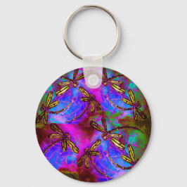 Chaveiro Dragonfly Hippy Flit