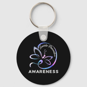 Chaveiro Dragonfly Suicida Prevention Sensibilização Rosa E