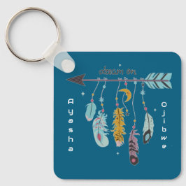 Chaveiro Dream On Boho Tribal Native Custom Tribe/Name
