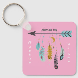 Chaveiro Dream On Boho Tribal Native Custom Tribe/Name