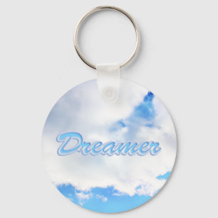 Chaveiro Dreamer Puffy White Clouds and Blue Sky