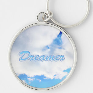Chaveiro Dreamer Puffy White Clouds e Blue Sky