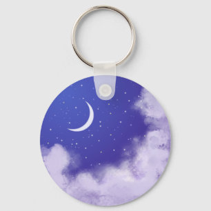 Chaveiro DreamNight Sky com Moon Crescente