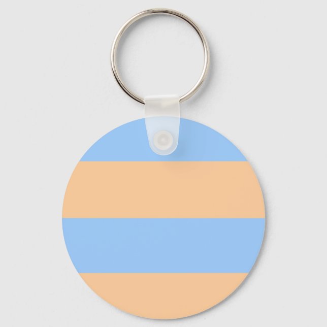 Chaveiro Dreamsicle de Verão (listras clássicas) (Frente)