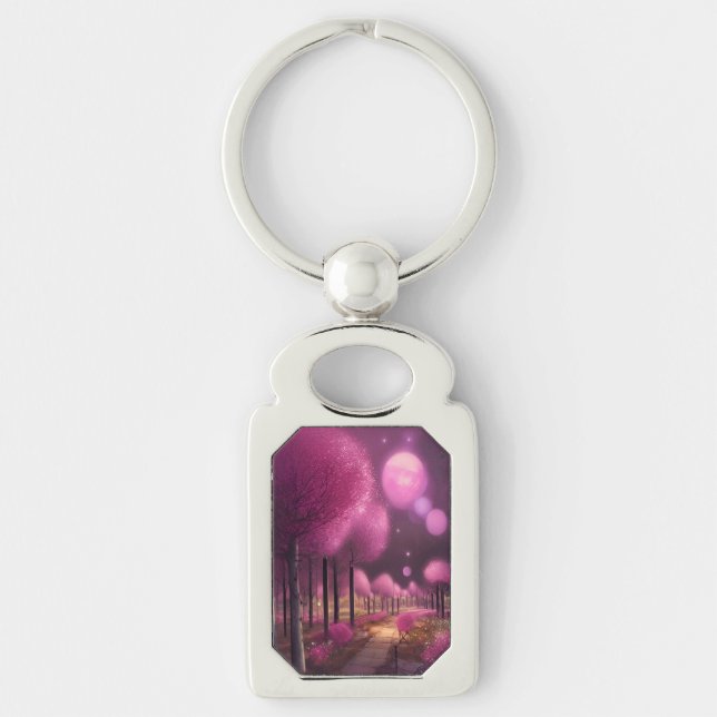 Chaveiro Dreamy Pink Nightscape (Frente)