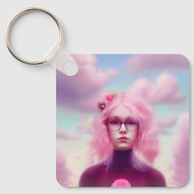Chaveiro Dreamy Rosa (Frente)