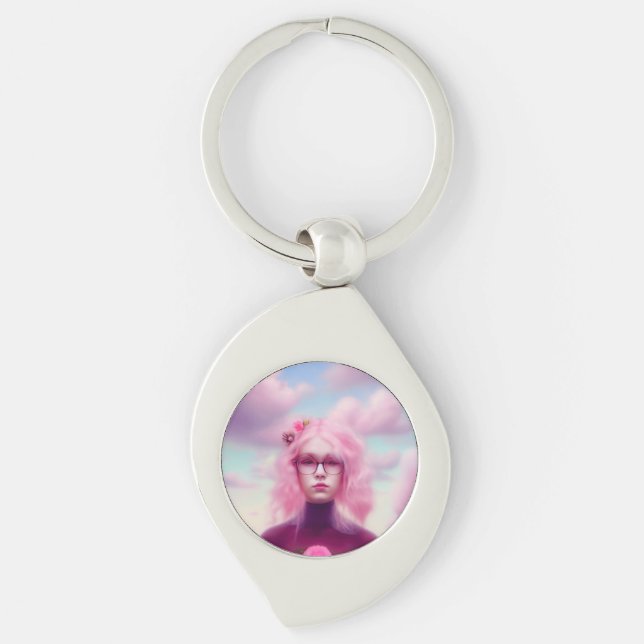 Chaveiro Dreamy Rosa (Frente)