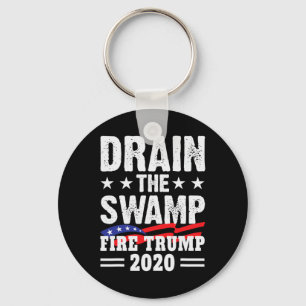 Chaveiro Drenar O Pântano Fogo Trump Engraçado Anti Trump