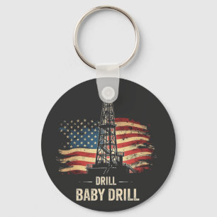 Chaveiro Drill Baby Drill American Trump Energy Economy