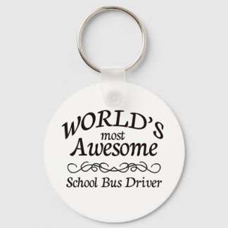Chaveiro Driver de ônibus escolar mais incrível do mundo