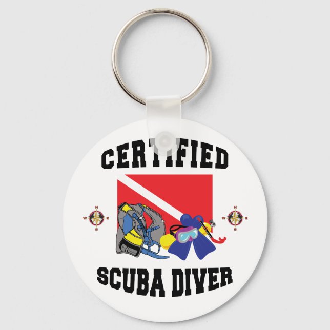 Chaveiro Driver SCUBA certificado (Frente)