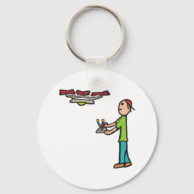 Chaveiro Drone voando (Frente)