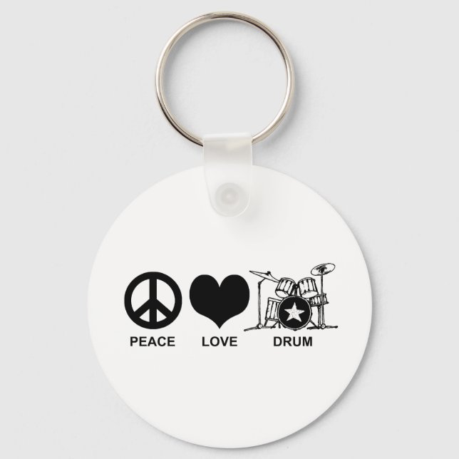 Chaveiro Drum de Amor de Paz (Frente)