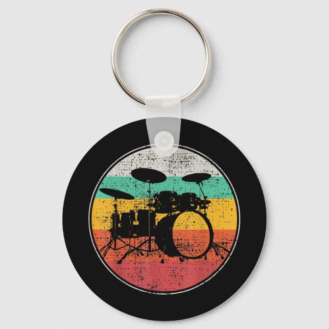 Chaveiro Drummer Banda Drummer Vintage (Frente)
