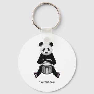 Chaveiro Drummer BLack e Panda Branco