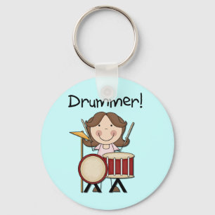 Chaveiro Drummer - Camisetas e presentes femininos