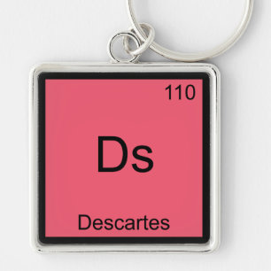 Chaveiro Ds - Camiseta Símbolo de Elemento de Química Diver