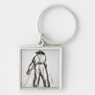 Chaveiro Duas ceifeiras vistas da parte traseira