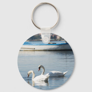Chaveiro Duas cisnes