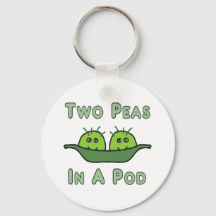 Chaveiro Duas Ervilhas Num Pod