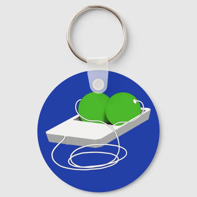 Chaveiro Duas ervilhas num pote (Frente)