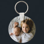 Chaveiro Duas Fotografias Personalizadas, Dupla Face<br><div class="desc">Este chaveiro de dois lados pode ser personalizado com suas próprias imagens. Para adicionar texto ao design,  basta selecionar o botão "Personalizar o computador" acima para obter recursos de personalização mais avançados.</div>