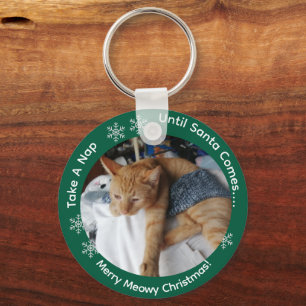 Chaveiro Duas Fotos de Gatos, Texto de Humor, Personalize ,