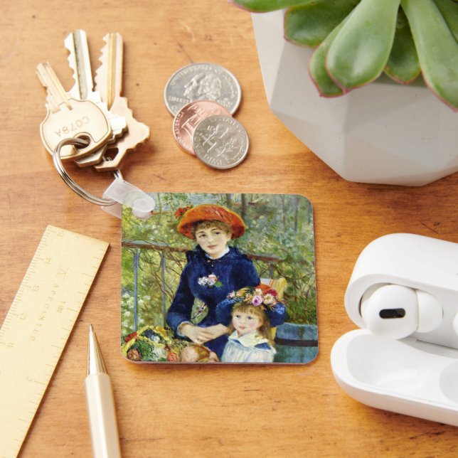 Chaveiro Duas Irmãs (No Terraço) De Pierre Renoir (Mesa)