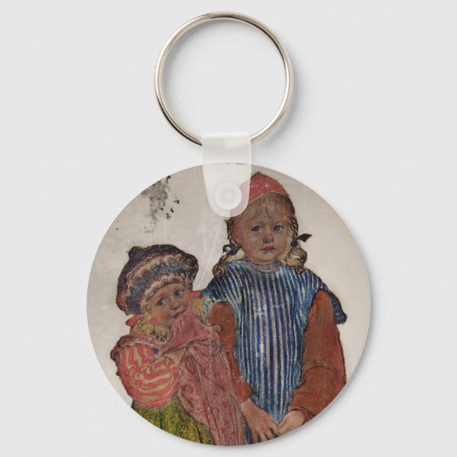 Chaveiro Duas irmãs pequenas 1906 (Frente)