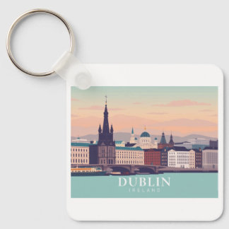 Chaveiro Dublin Irlanda Pastel Viagem Design