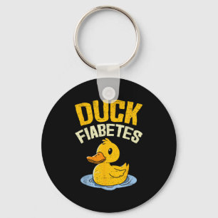 Chaveiro Duck Fiabetes Engraçados Homens Que Sabem