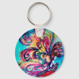 Chaveiro Duende pequeno dos cogumelos