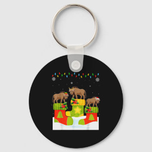 Chaveiro Duende Rena Santa Gnus De Meias De Natal U