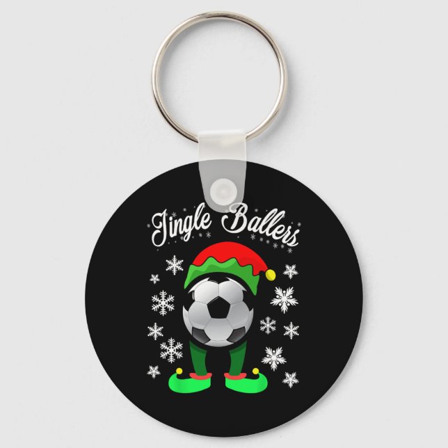 Chaveiro Duendes de Futebol de Natal do Jingle Byllers (Frente)