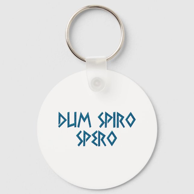 Chaveiro dum spiro spero latim latin (Frente)