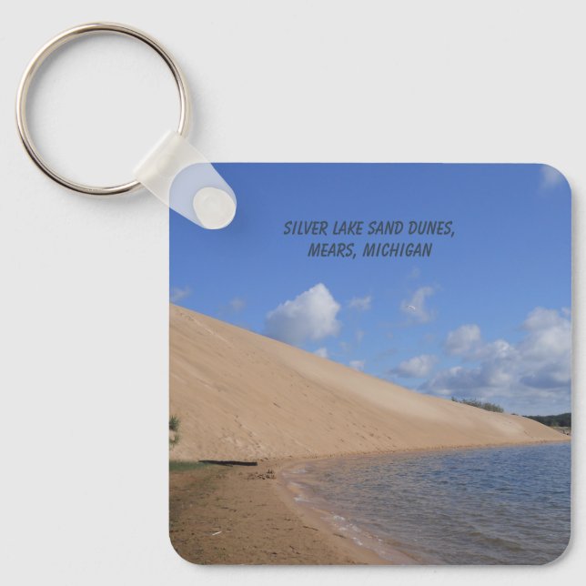Chaveiro Dunas de Areia de Silver Lake, Mears, Michigan (Frente)