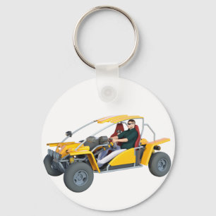 Chaveiro Dune Buggy amarelo