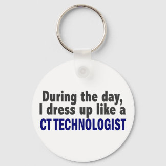 Chaveiro Durante O Dia Eu Me Vestir Como Um Tecnólogo De CT