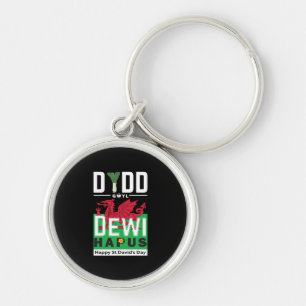 Chaveiro Dydd Gil Dewi Hapus Feliz Rua Dia 7