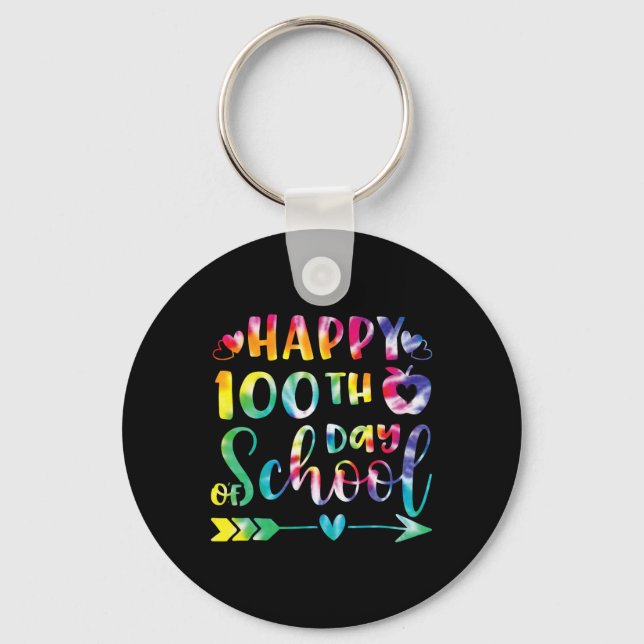 Chaveiro Dye Happy 100º Dia De Professores Estudantes 100 (Frente)