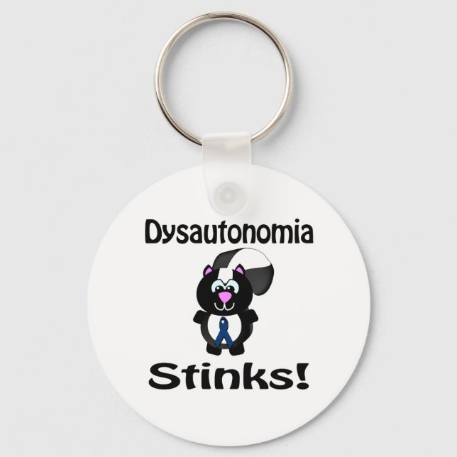 Chaveiro Dysautonomia Fedorenta Conscientização do Gambá De (Frente)