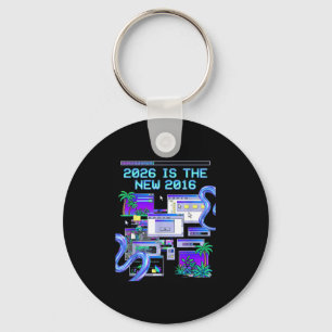 Chaveiro É a Estética do Computador Pixel Vaporwave de 2016