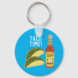 Chaveiro É a ilustração do molho picante dos tacos bonitinh