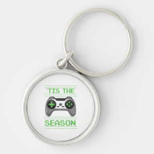 Chaveiro É a Temporada Jogos de Vídeo Natal Xmas Gamer