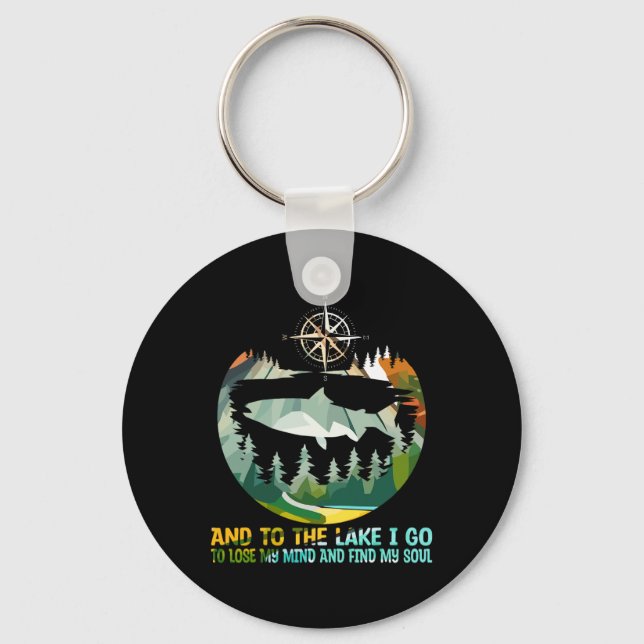 Chaveiro E Ao Lago Eu Vou Para Perder Minha Mente Acampamen (Frente)