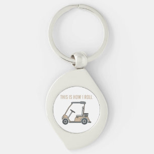 Chaveiro É assim que eu giro Golf Carrinho de Golfe Golfist