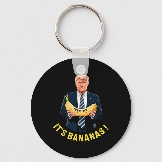 Chaveiro É Banana (para escala) Estelar Funny Trump Tee 0 (Frente)